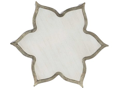 Hooker Furniture Sanctuary 2 Silver Glass Top Drum End Table with Levelers