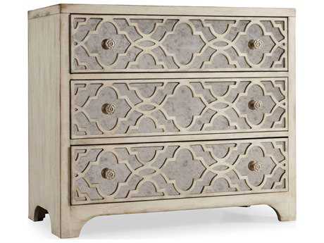 Luxecor Heritage 3-Drawer White Cedar Wood Accent Chest Cabinet with Storage