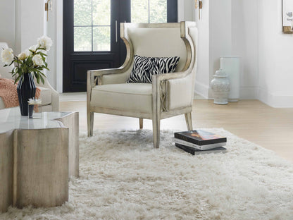 Hooker Furniture Sanctuary C Est La Vie Modern Glass Silver Round Coffee Table