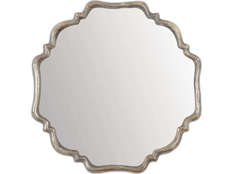 Elegant Uttermost Valentia Silver Wall Mirror for Luxurious Home Decor